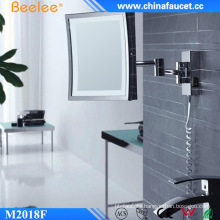 Square Smart Glossy Adjustable Shower Wall LED Mirror